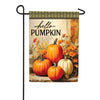 Carson Hello Pumpkin Step Garden Flag