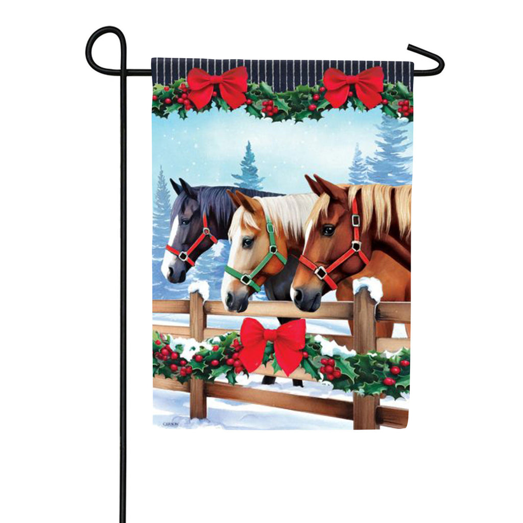 Carson Festive Trio Garden Flag