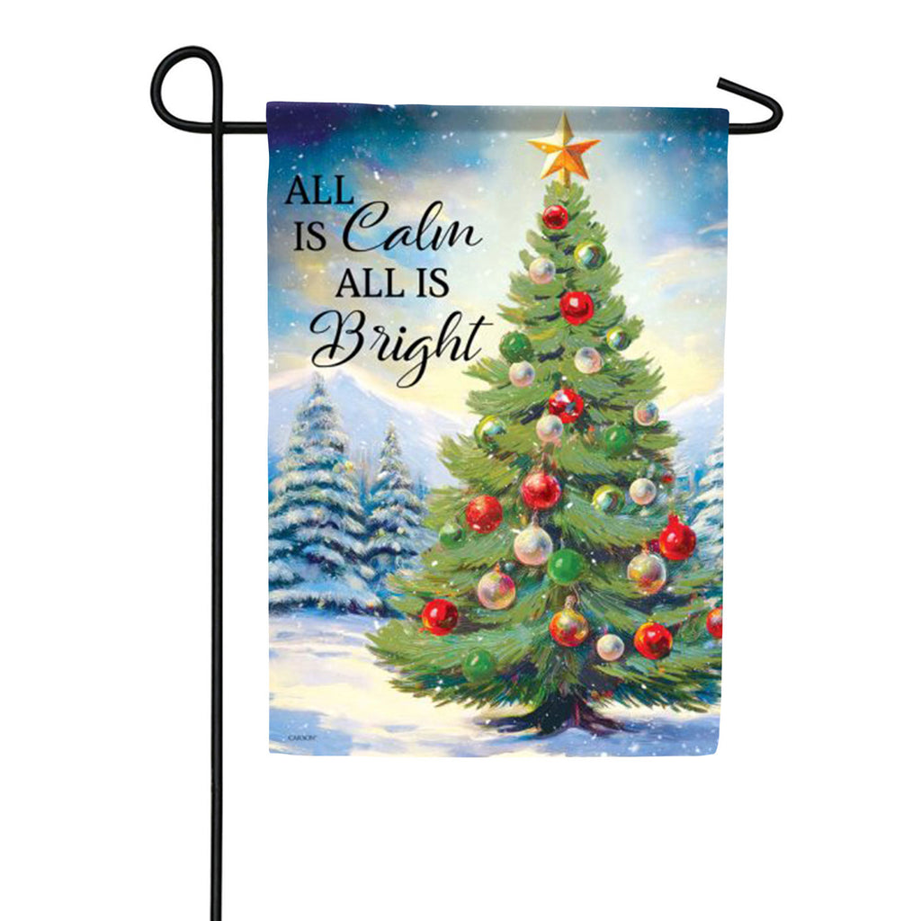 Carson All Is Bright Garden Flag