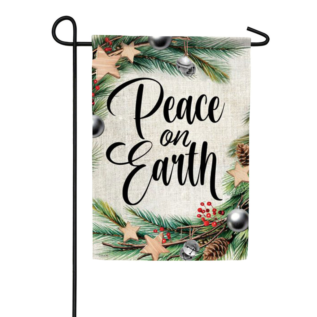 Carson Peace On Earth Garden Flag