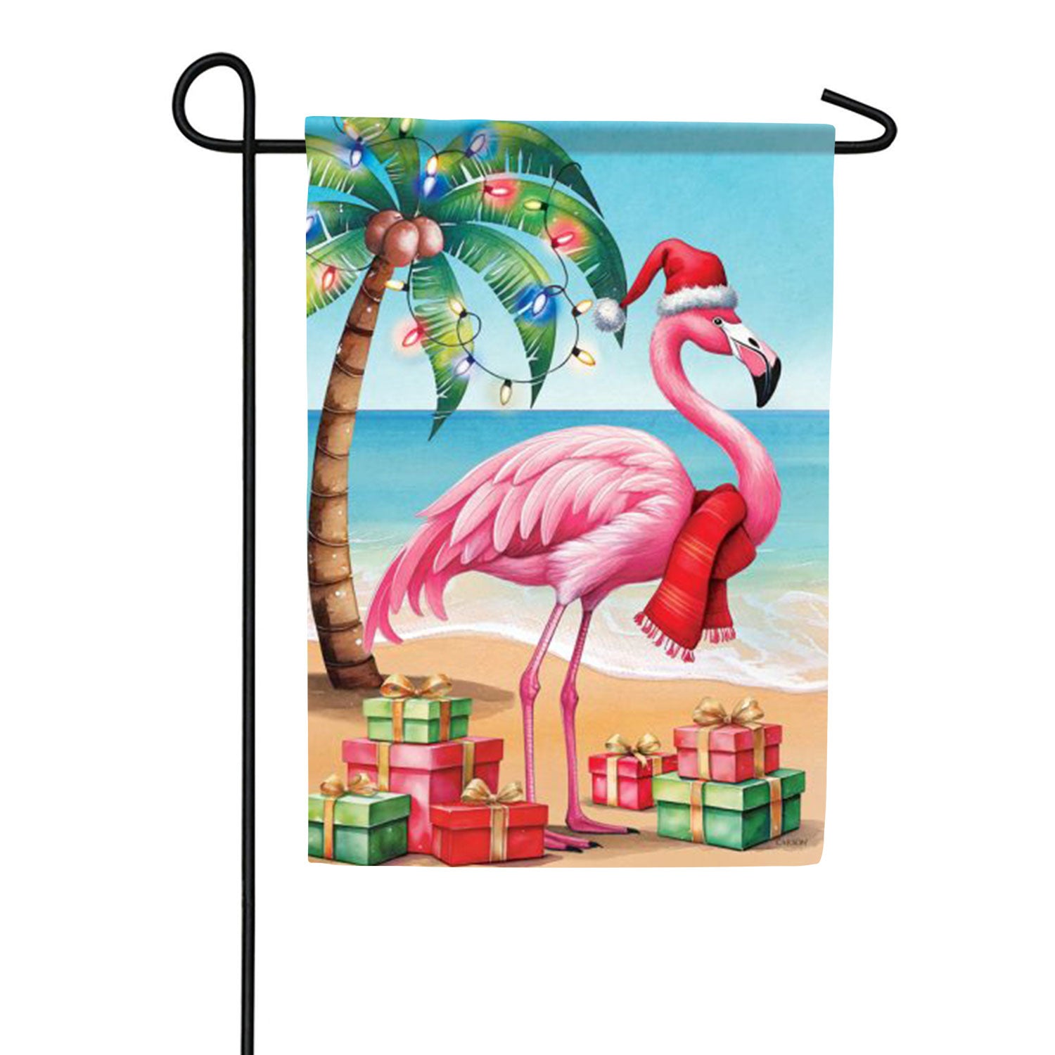 Carson Flamingo Garden Flag