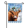Carson Hello Winter Garden Flag