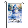 Carson Snow Place/Home Garden Flag
