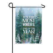 Carson Winter Forest Garden Flag