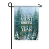 Carson Winter Forest Garden Flag