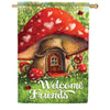 Carson Mushroom House House Flag