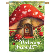 Carson Mushroom House House Flag