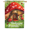 Carson Mushroom House House Flag