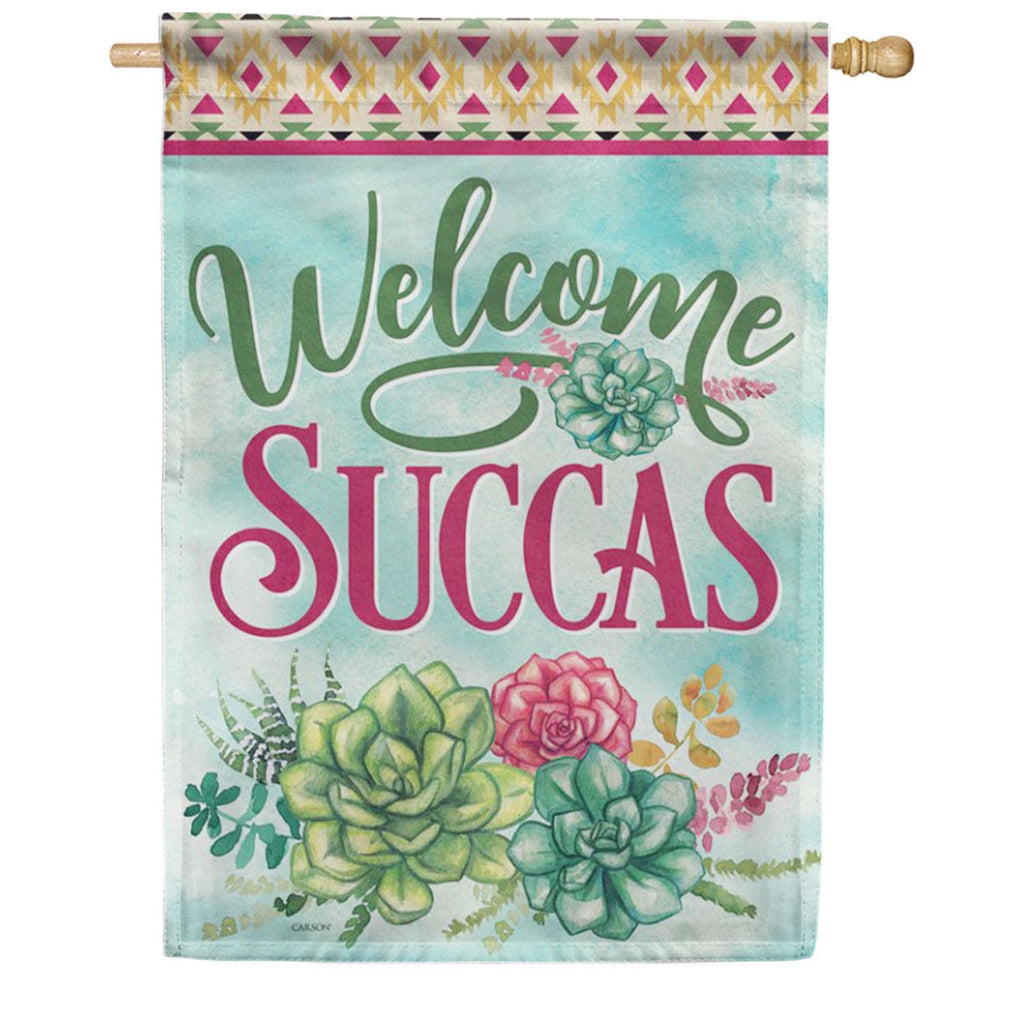 Carson Welcome Succas House Flag