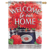 Carson House Flag - Geranium Joy