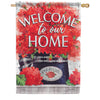 Carson Geranium Joy House Flag