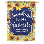 Carson Sunflower Pattern House Flag
