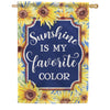 Carson Sunflower Pattern House Flag