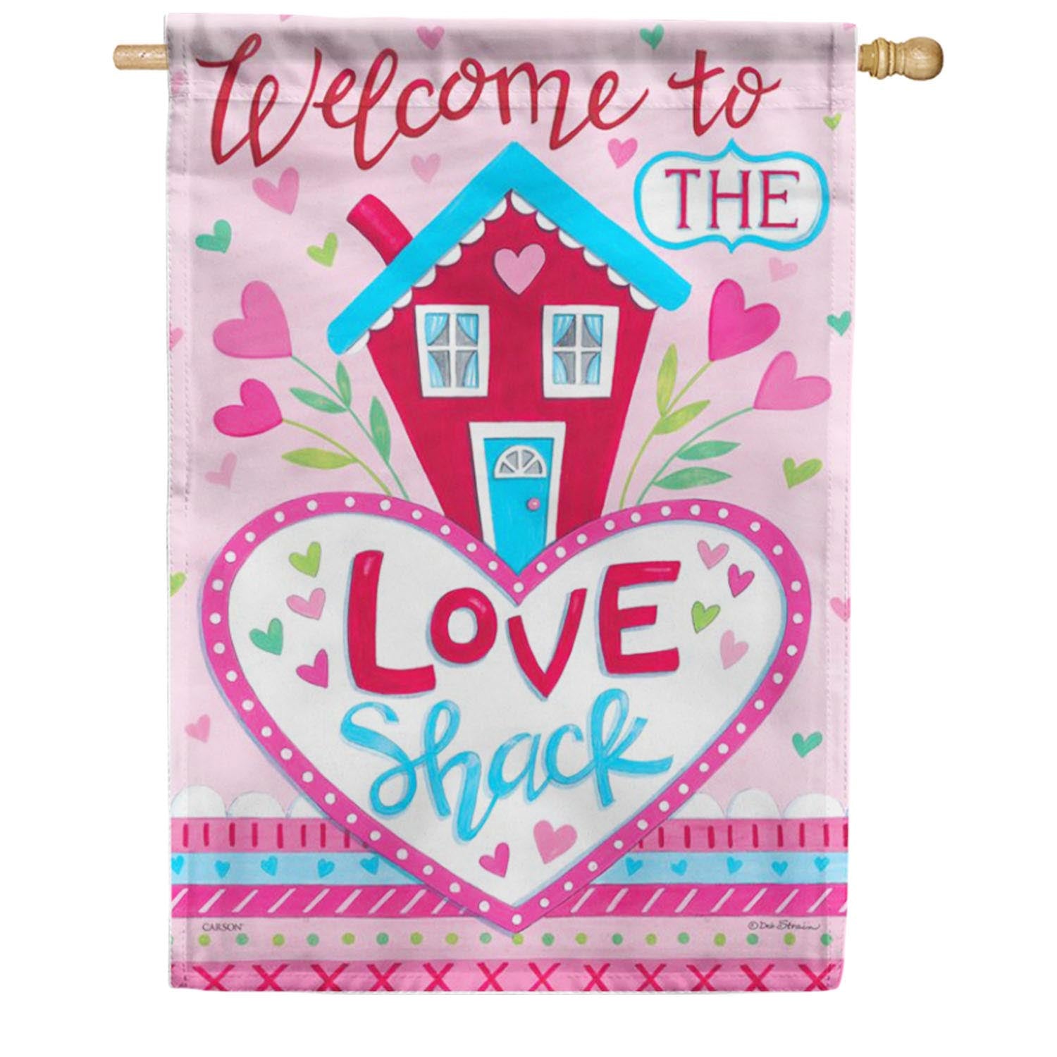 Carson House Flag - Love Shack