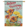 Carson Autumn Monarchs House Flag