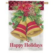 Carson House Flag - Holiday Bells