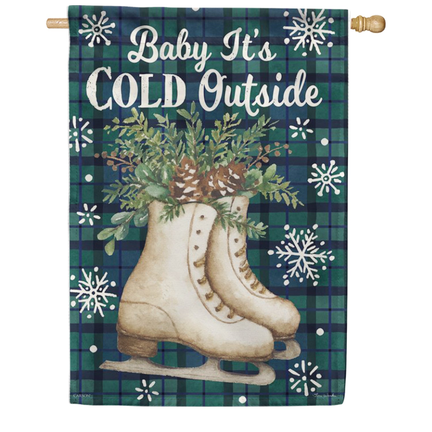 Carson House Flag - Cold Outside