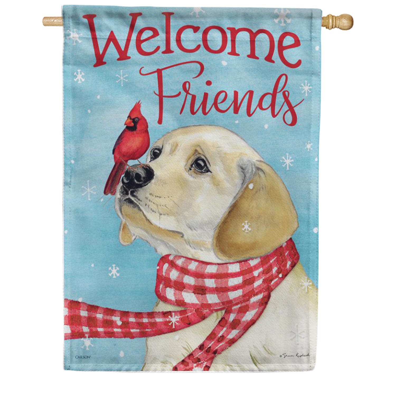 Carson House Flag - Best Friends