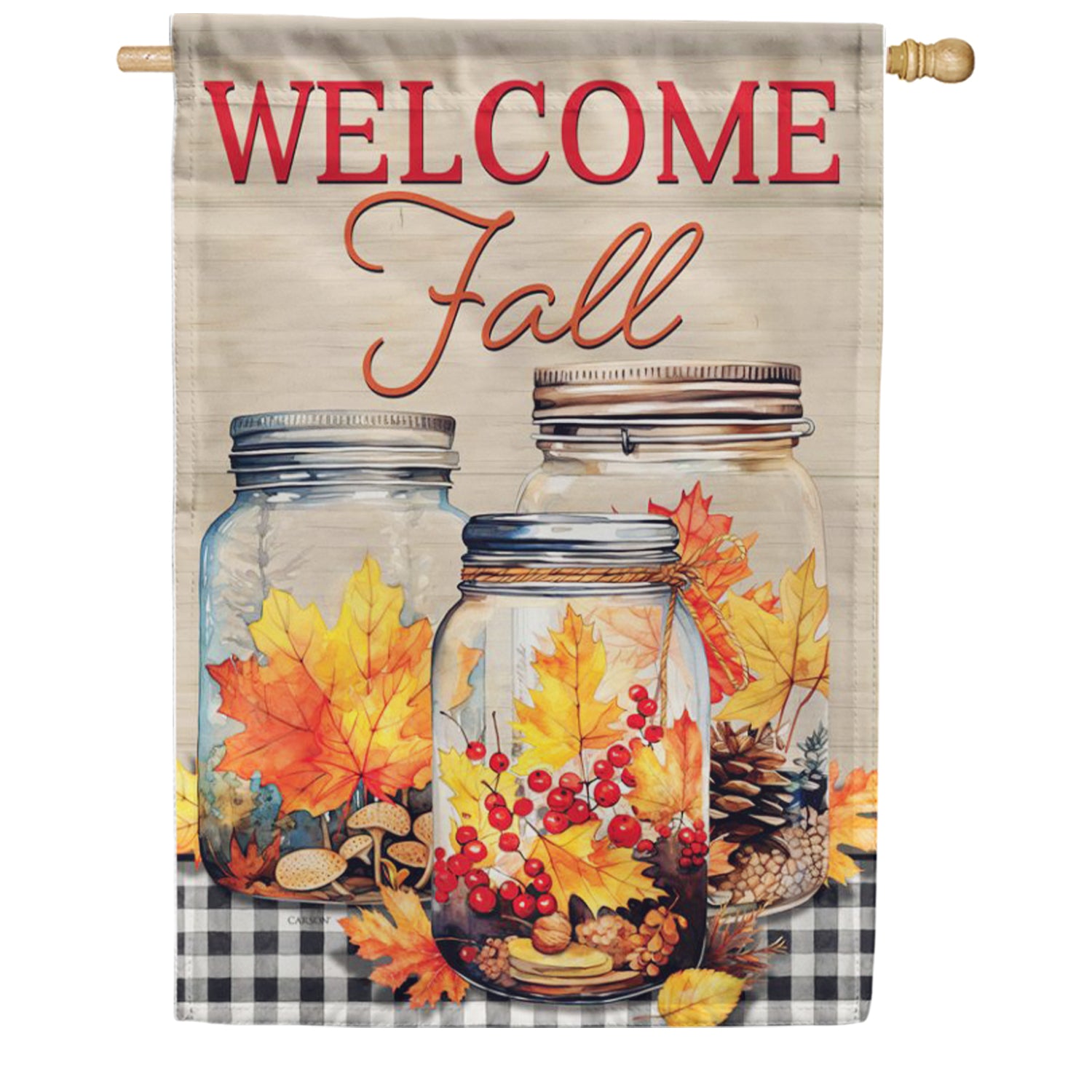 Carson Fall Jar House Flag