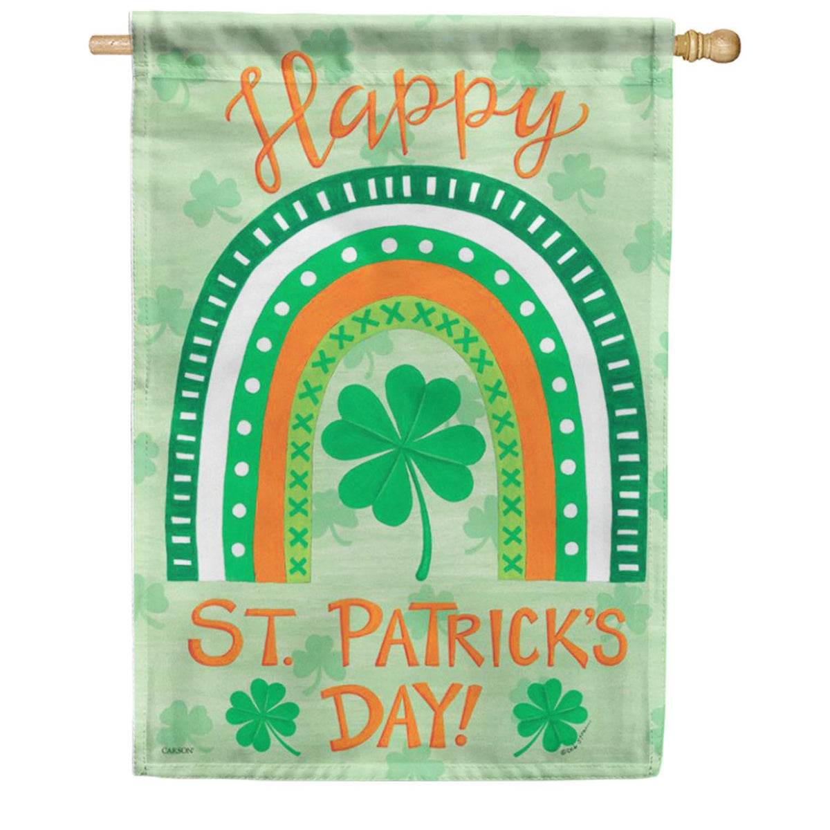 Carson St. Pat's Rainbow House Flag