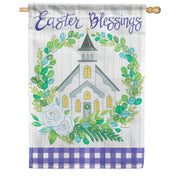 Carson Easter Blessings House Flag