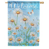 Carson Daisies Welcome House Flag