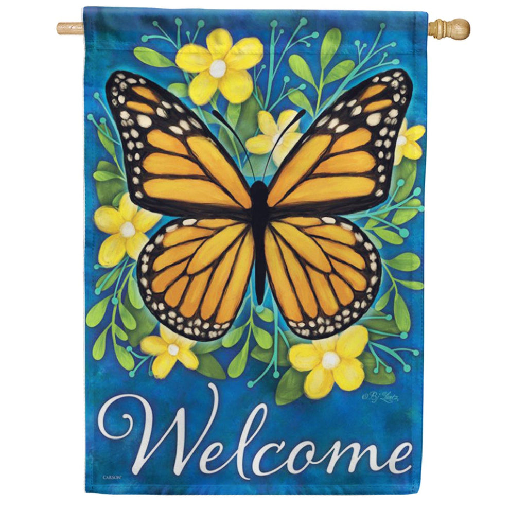 Carson Monarch Morning House Flag