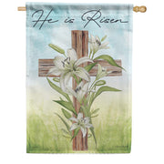 Carson Easter Cross House Flag