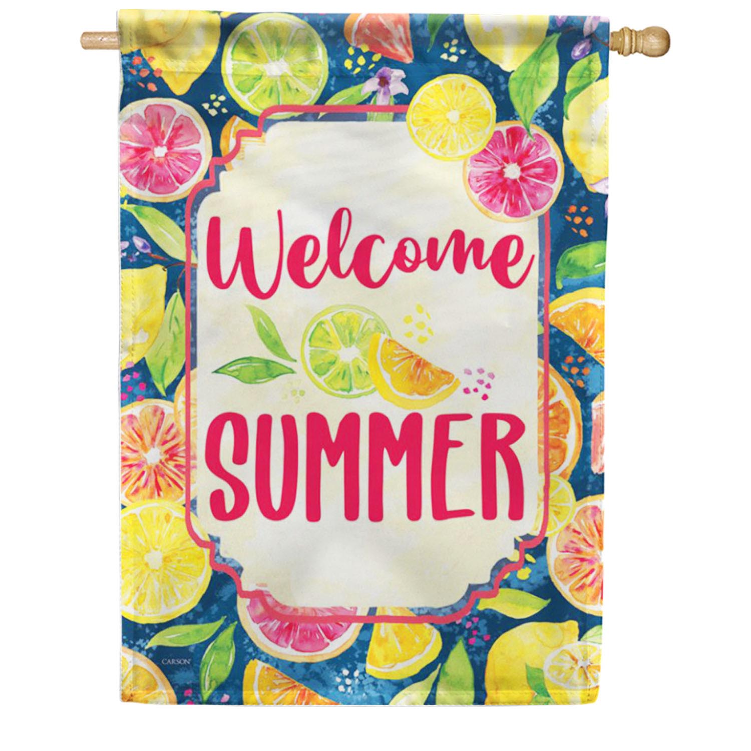 Carson House Flag - Summer Citrus
