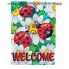 Carson Ladybug Friends House Flag