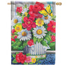 Carson In Full Bloom House Flag