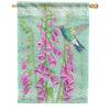 Carson Hummingbird & Foxglove House Flag