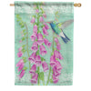 Carson Hummingbird & Foxglove House Flag