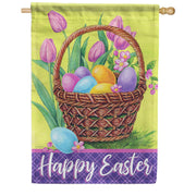 Carson Easter Basket House Flag