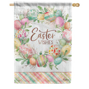 Carson Easter Wishes House Flag