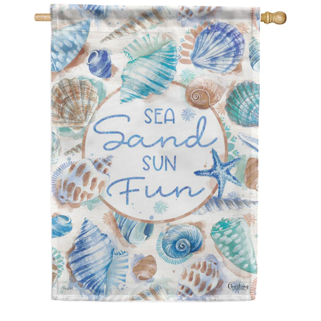 Carson Sea and Sun House Flag