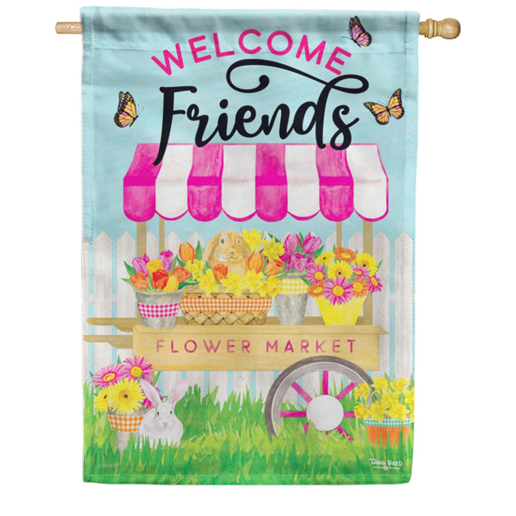 Carson Flower Market House Flag