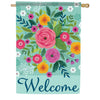 Carson Bright Flower Welcome House Flag