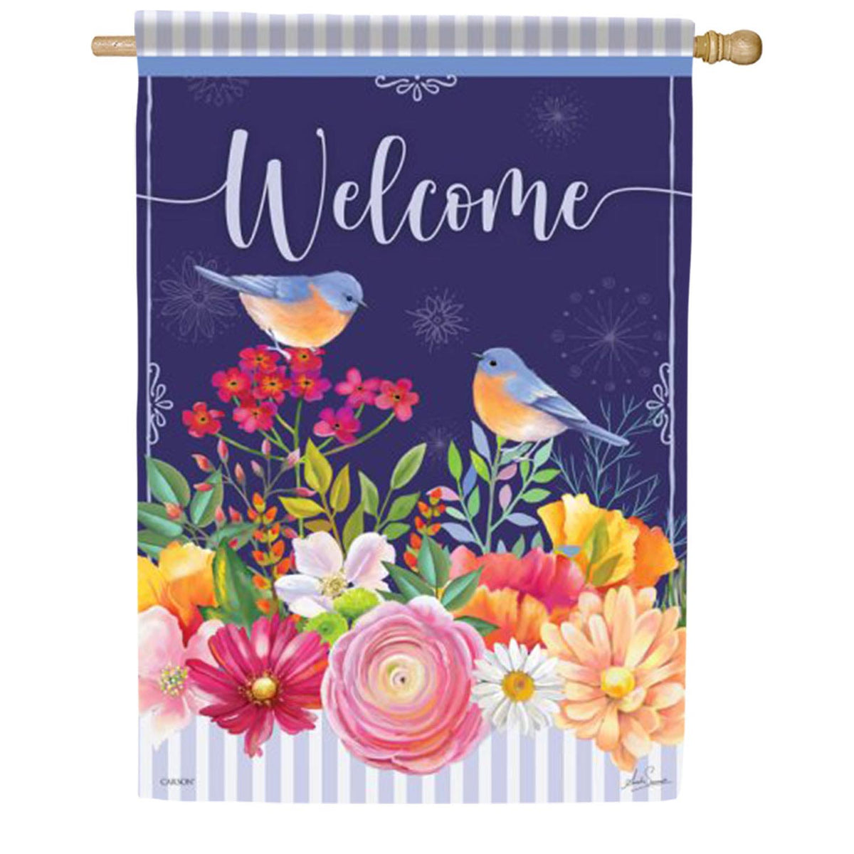 Carson Bluebird Friends House Flag