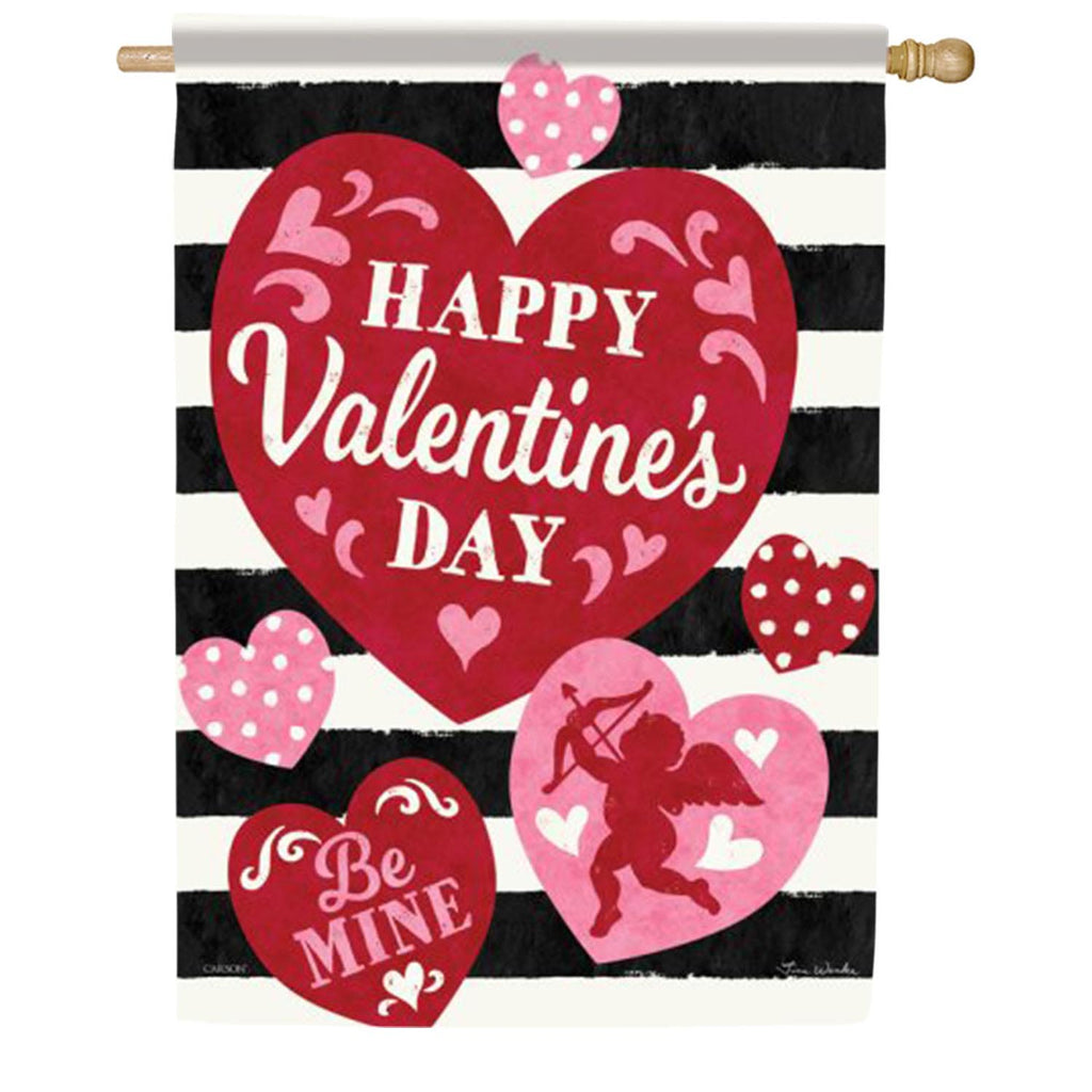 Carson Valentine Stripe House Flag