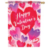 Carson Watercolor Hearts House Flag