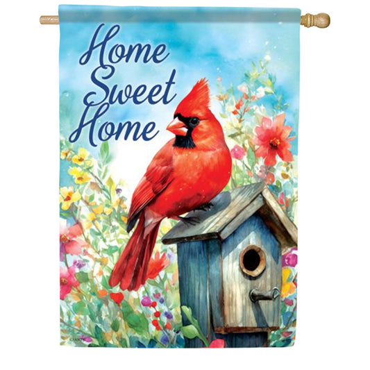 Carson Cardinal Home House Flag