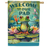 Carson Welcome To Our Pad House Flag