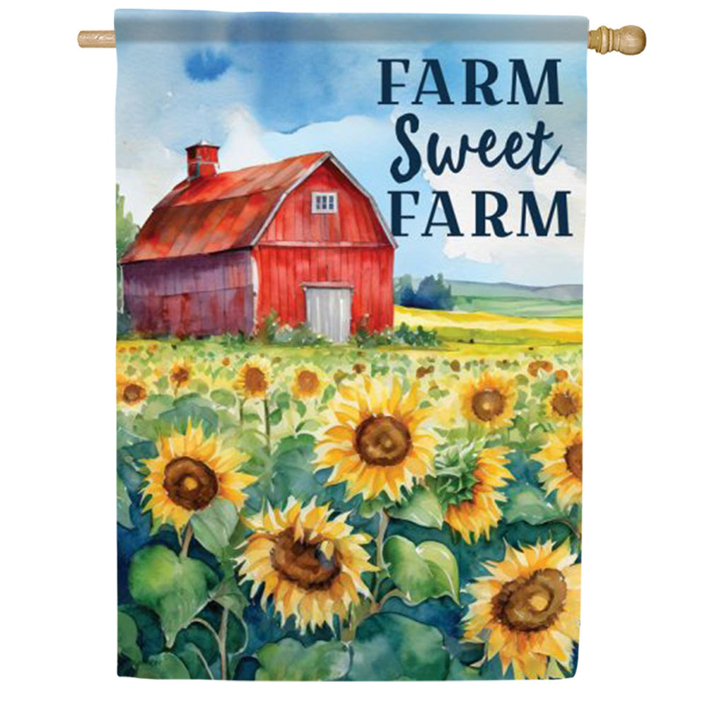 Carson Farm Sweet Sunflowers House Flag