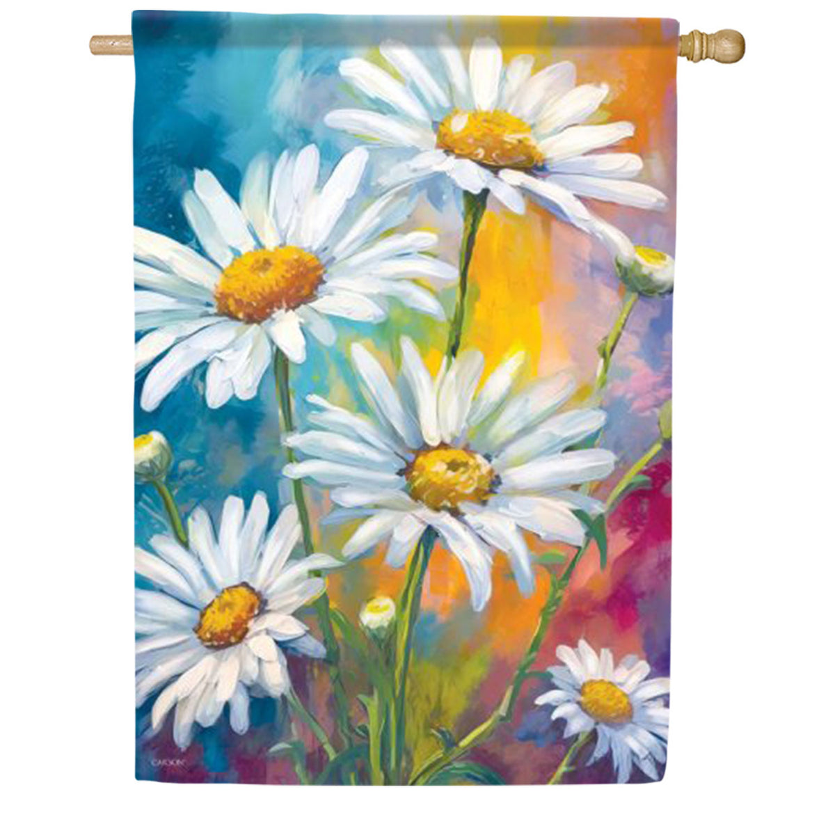 Carson Dasies Spalsh House Flag