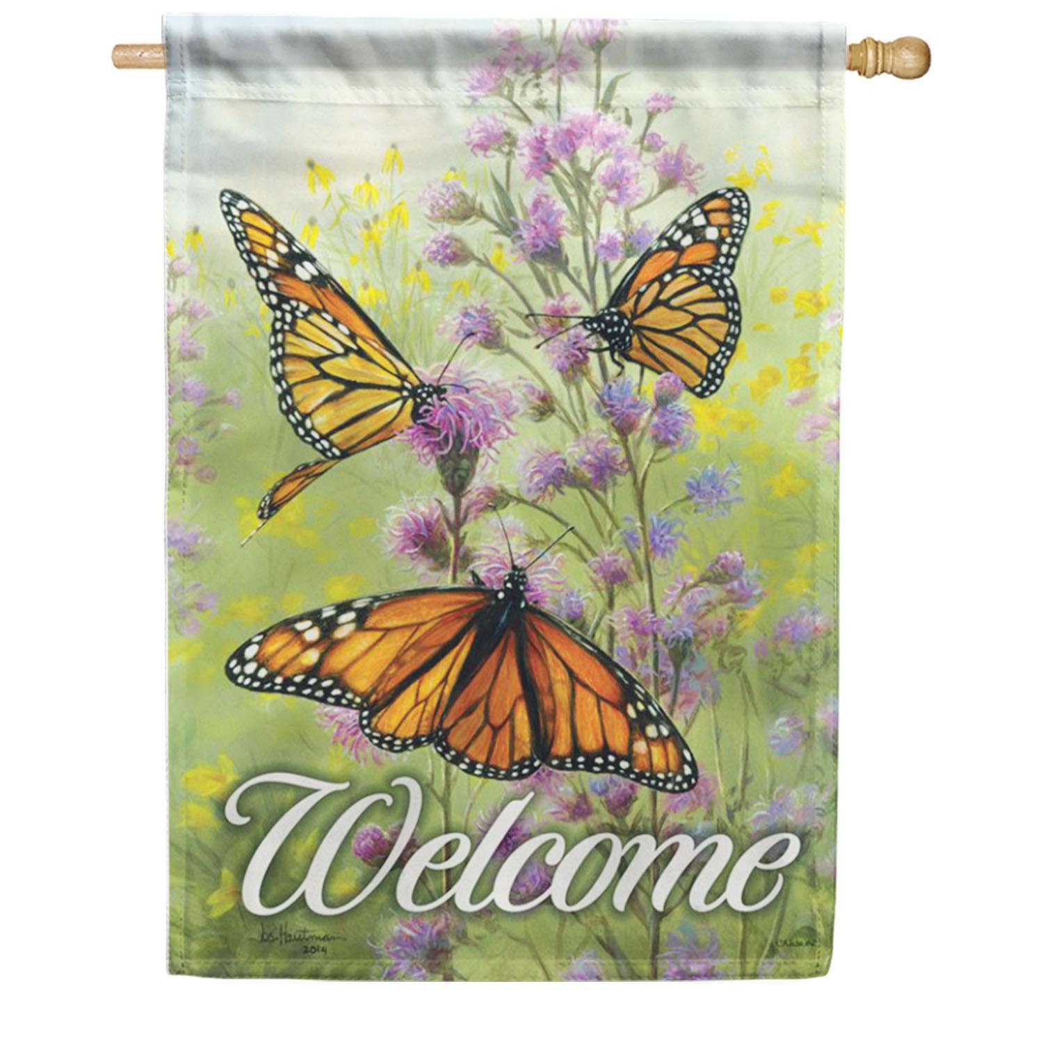 Carson Monarch & Blazing Star House Flag