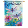 Carson Dragonfly Splash House Flag