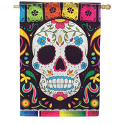 Carson House Flag - Sugar Skull