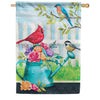 Carson Songbird Garden House Flag