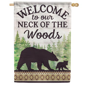 Carson Neck Of The Woods House Flag